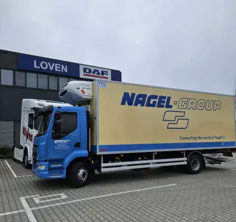 Afgeleverde truck DAF LF 290 FA voor Sassenhoff Logistik GmbH