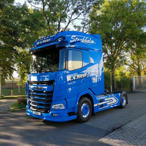 Afgeleverde truck DAF XG+ 480 FT voor R. v. Heur